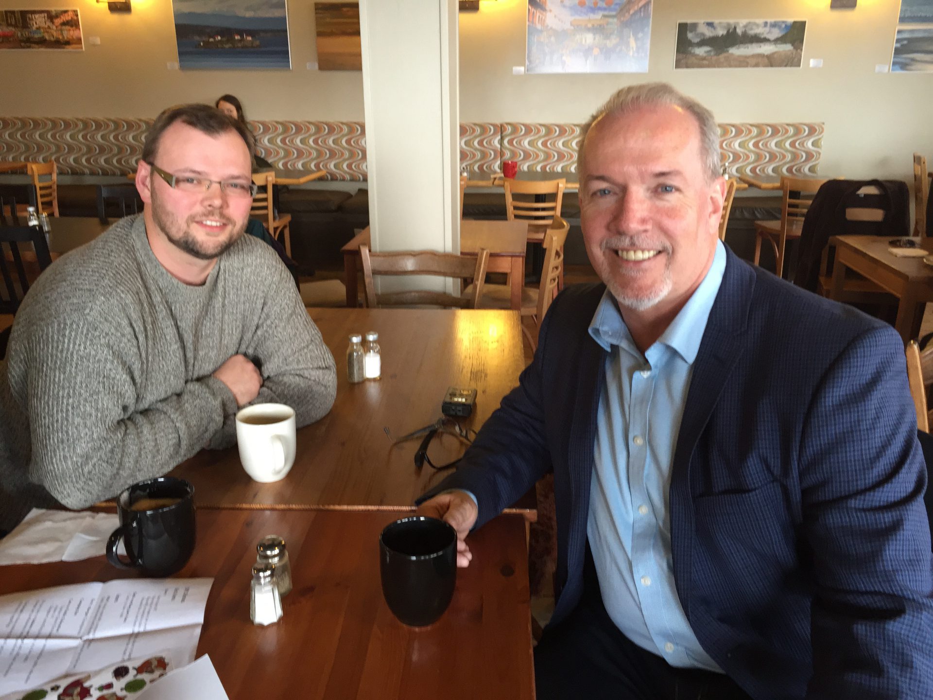 NDP Leader in Comox Valley