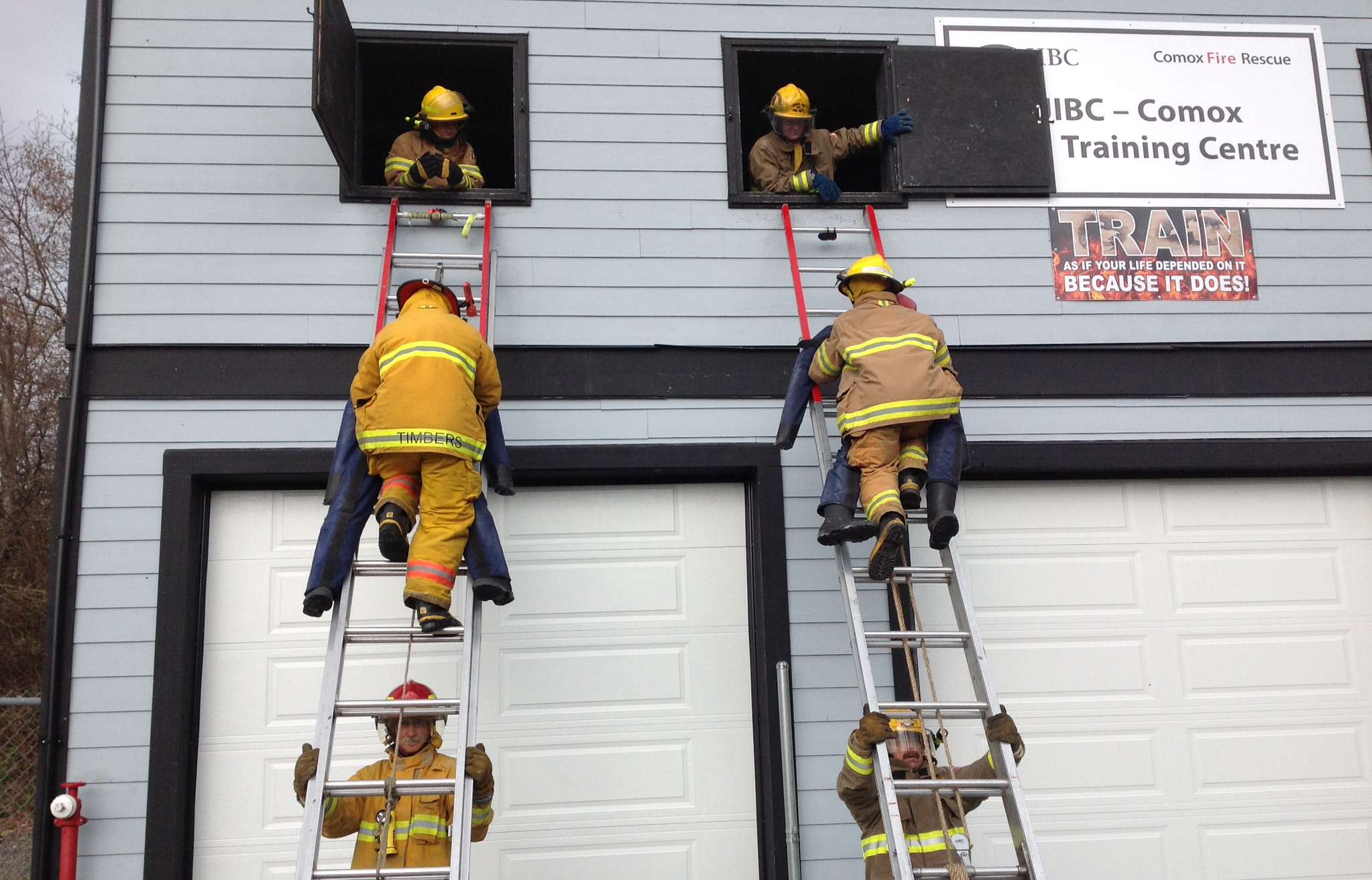 Firefighters get into gear!