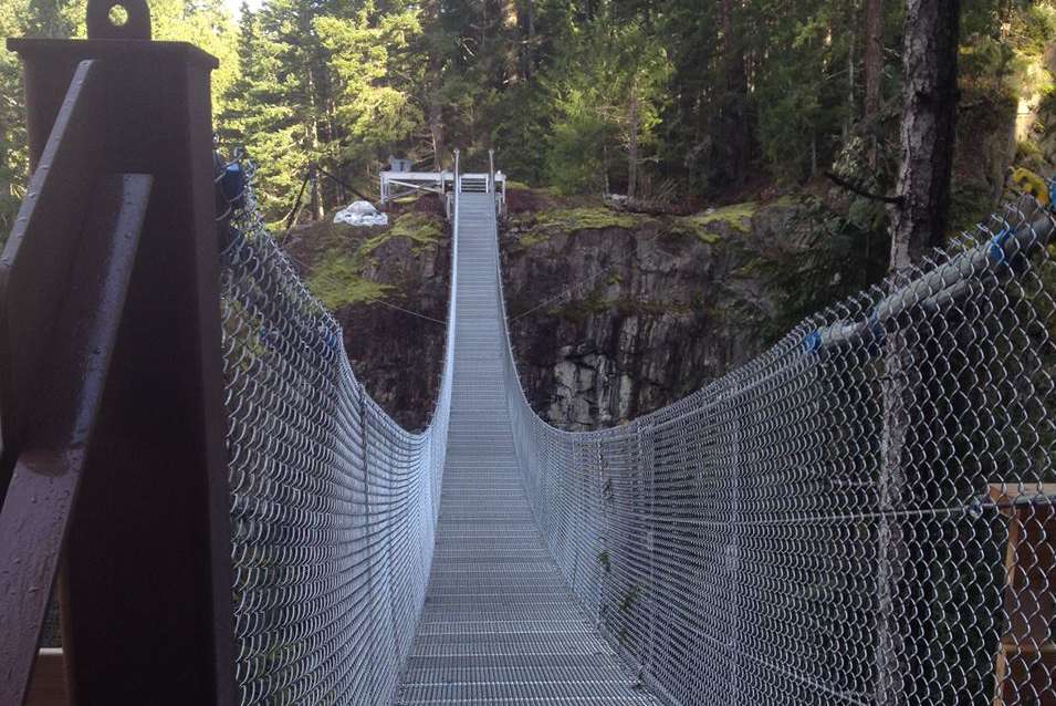 Cross over the falls: Elk Falls Suspension Bridge is open for business!