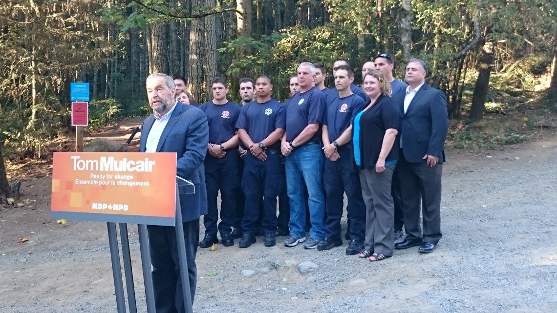 NDP leader visits Nanaimo, Parksville and Courtenay