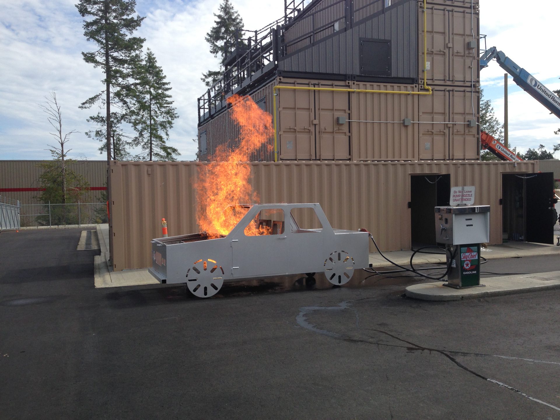 Courtenay Fire Training Centre nears completion