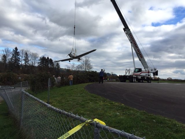 Plane crash at Courtenay Airpark