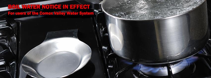 Boil Water Notice for Comox Valley Water System Users