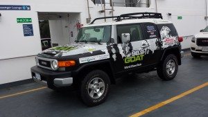 The Goat Rock Patrol Cruiser aboard the Baynes Sound Connector