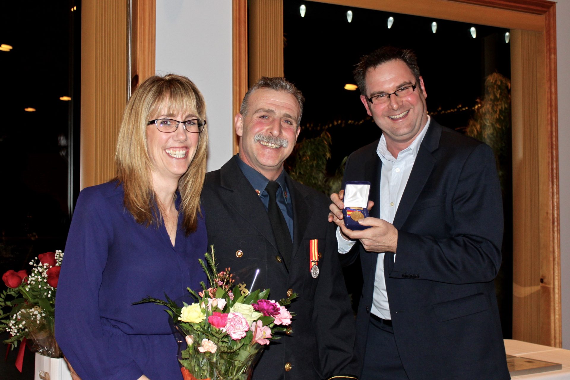 Oyster River Firefighters Honoured at Awards Banquet