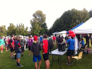 Participants get set for the 36th annual Terry Fox Run in the Comox Valley