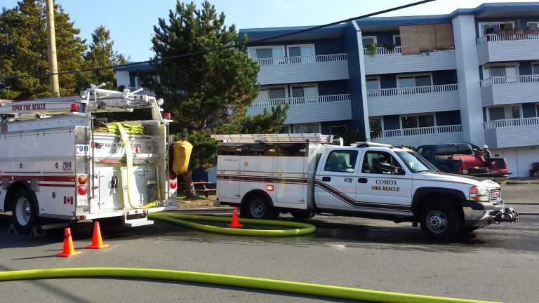 Emergency crews tackle gas leak in Comox