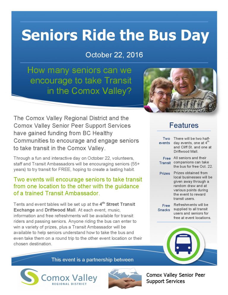 Seniors Ride the Bus Day