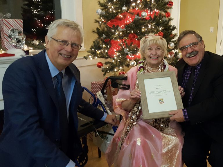 Long-time resident recognized for hard work