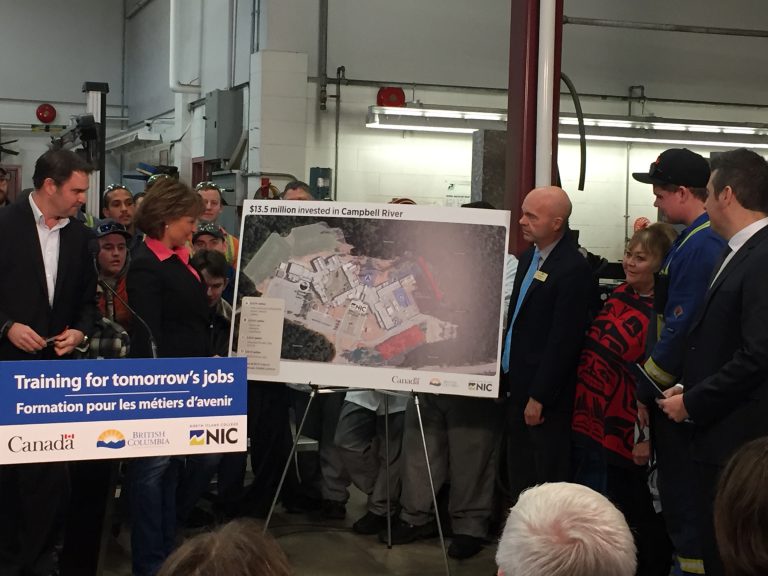 Funding for new trades facility at NIC’s Campbell River campus