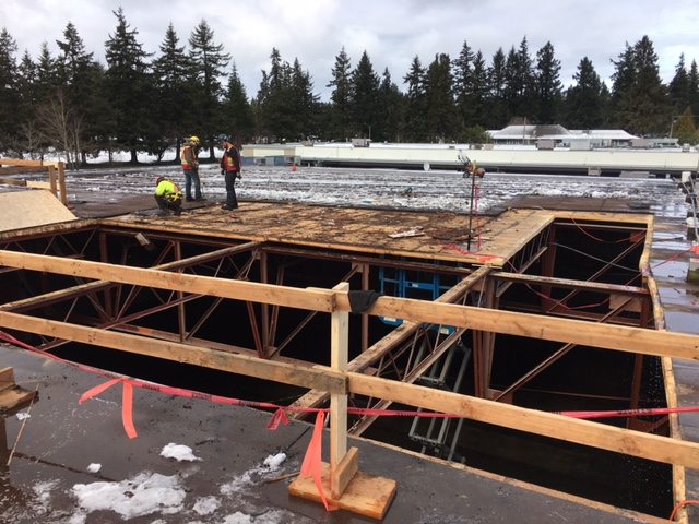 Comox Mall renovation coming along