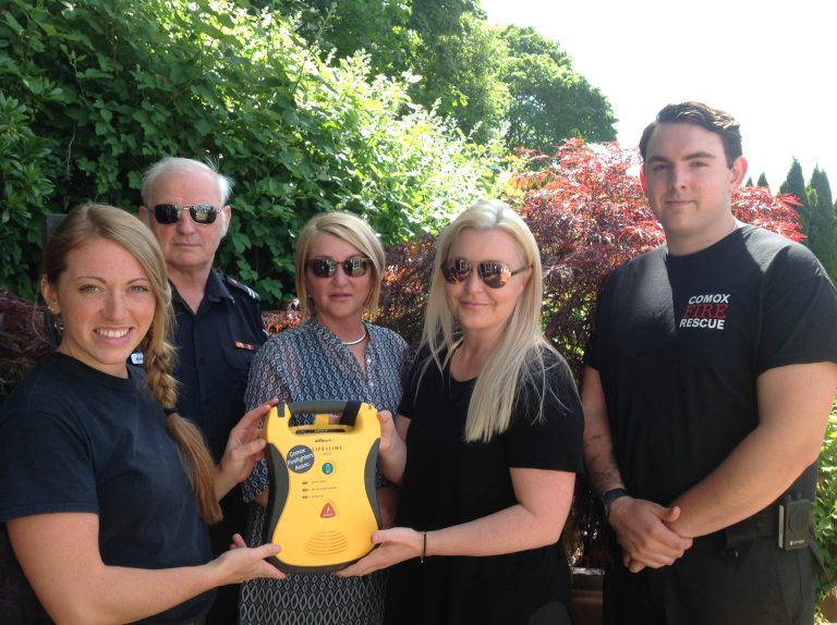 Comox Fire’s AED program continues to grow