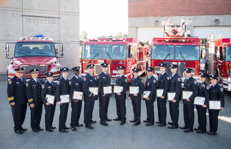 Courtenay firefighters recognized