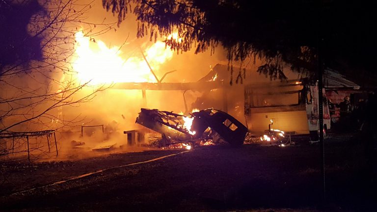 Home destroyed in Courtenay house fire