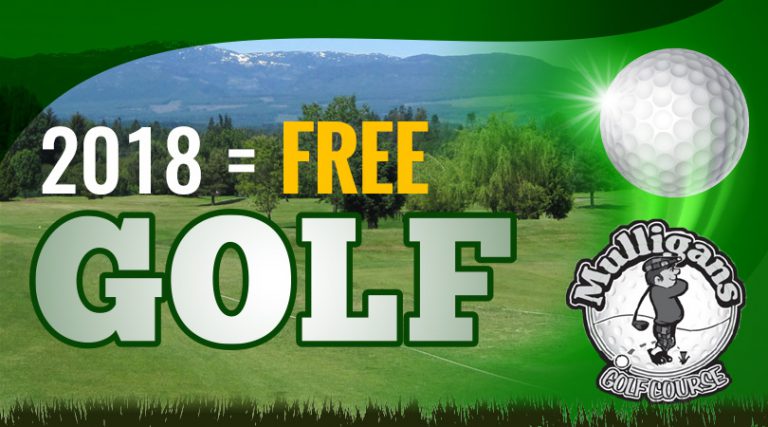 2018 = Free Golf!