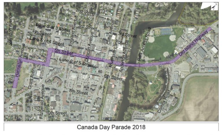 Council to examine Canada Day parade reroute in Courtenay