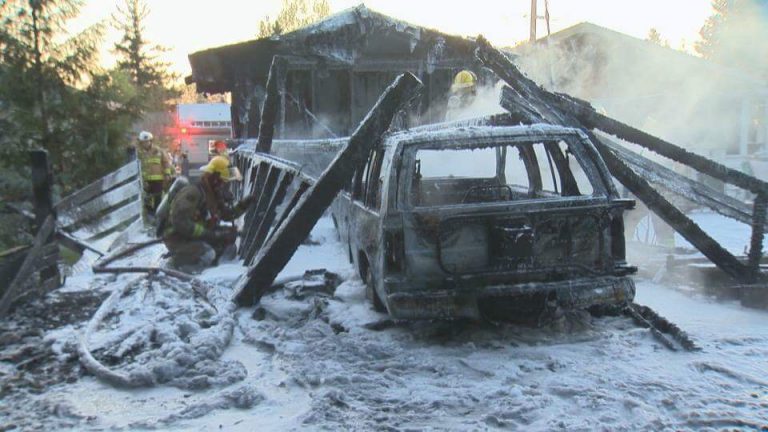 Explosive fire in Courtenay deemed suspicious