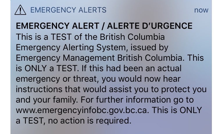 Alert test finds issues in the system