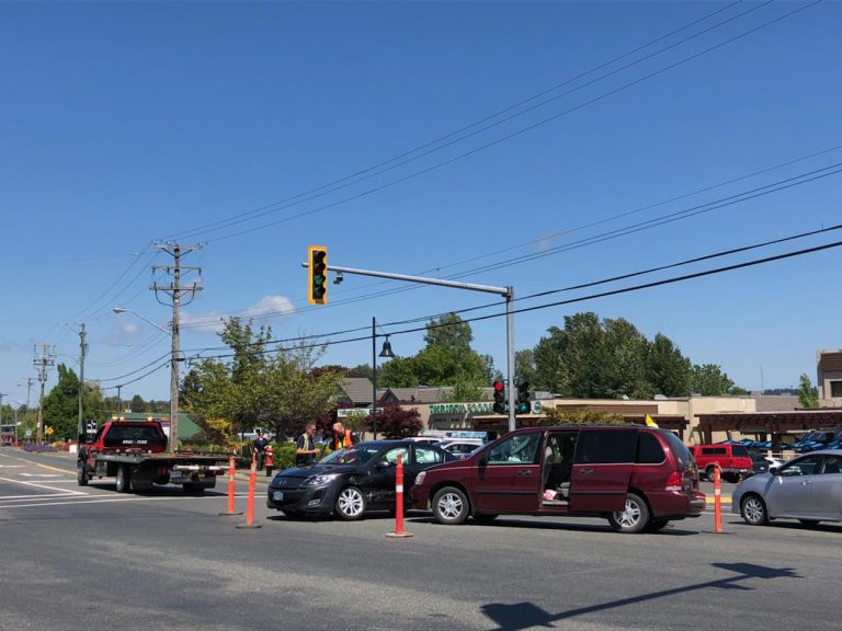 No major injuries after midday collision