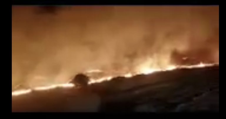 Coal mine workers evacuated due to nearby wildfire