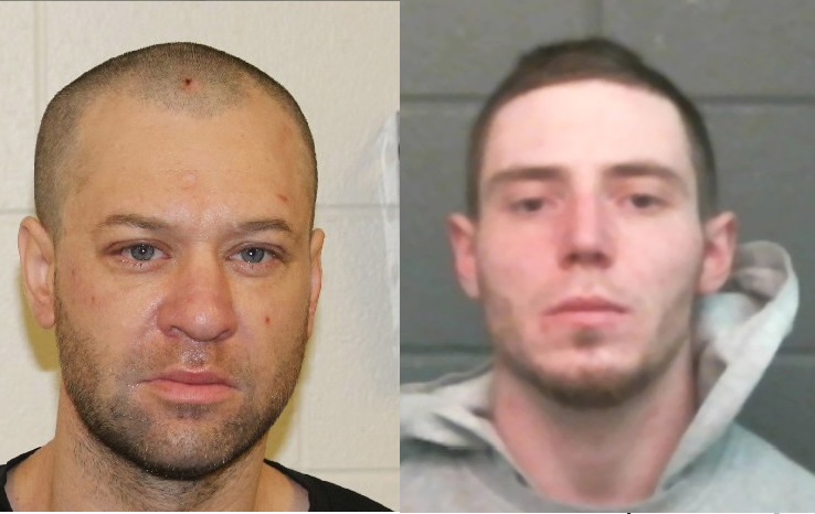 RCMP seeking two men on mischief, stolen property charges