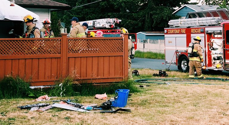 Homeowner suffers hand injury after recycling-bin fire