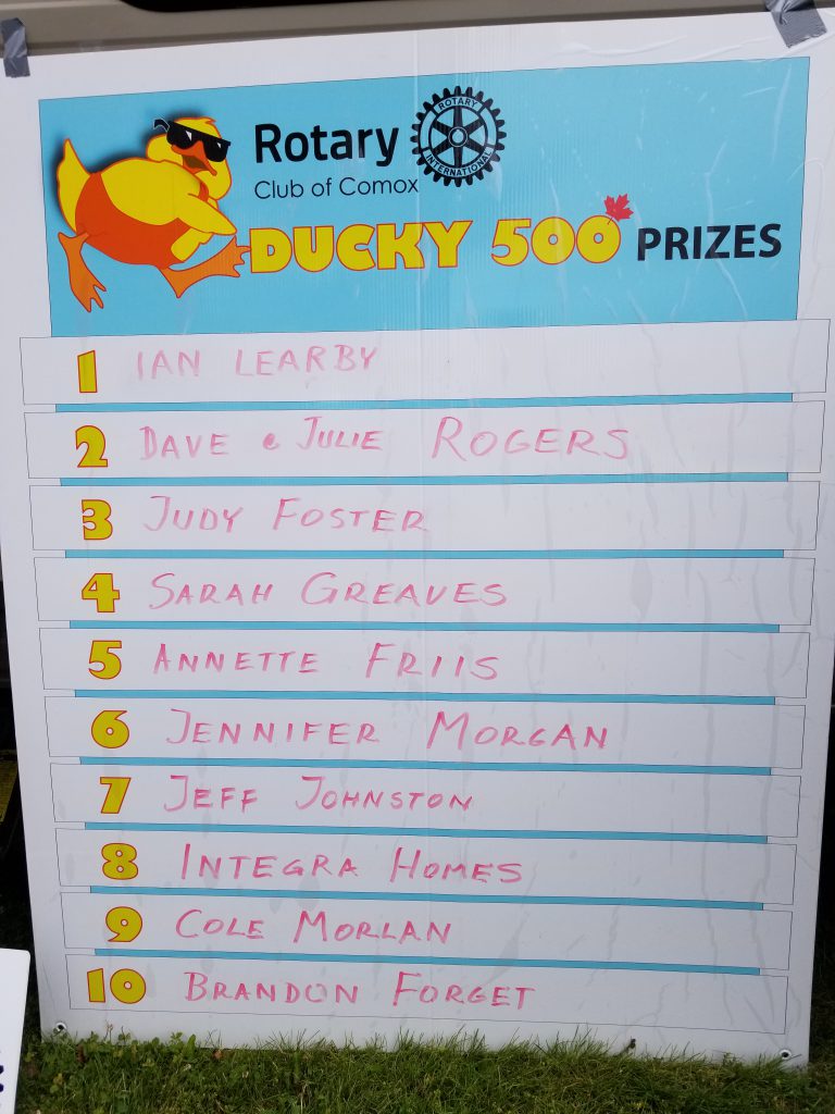 Duckies race for charity on Canada Day
