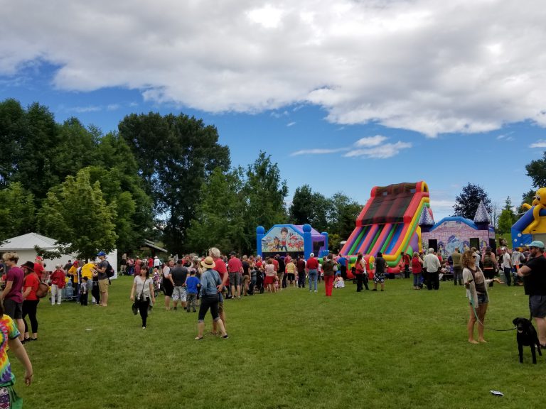 Band, parade and birthday cake to commemorate 156th Canada Day