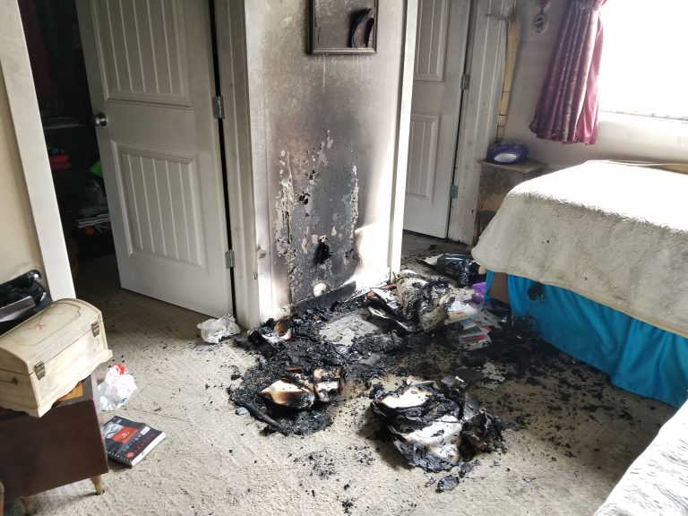 Apartment damaged after Sunday morning fire