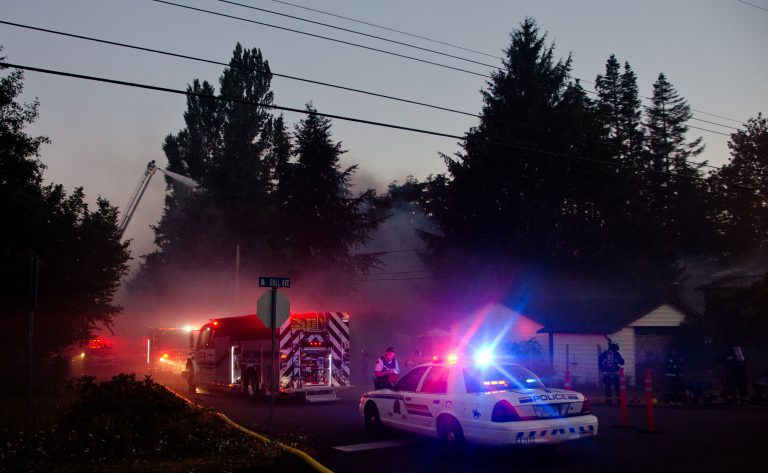 Comox fire chief telling public to “stay back” during fire responses