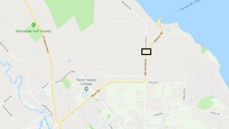 Hydro pole installation slowing traffic near Little River ferry terminal