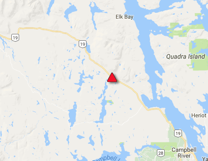 One dead following two-vehicle accident north of Campbell River