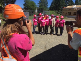 Local MP, MLA spend day working at Habitat build site