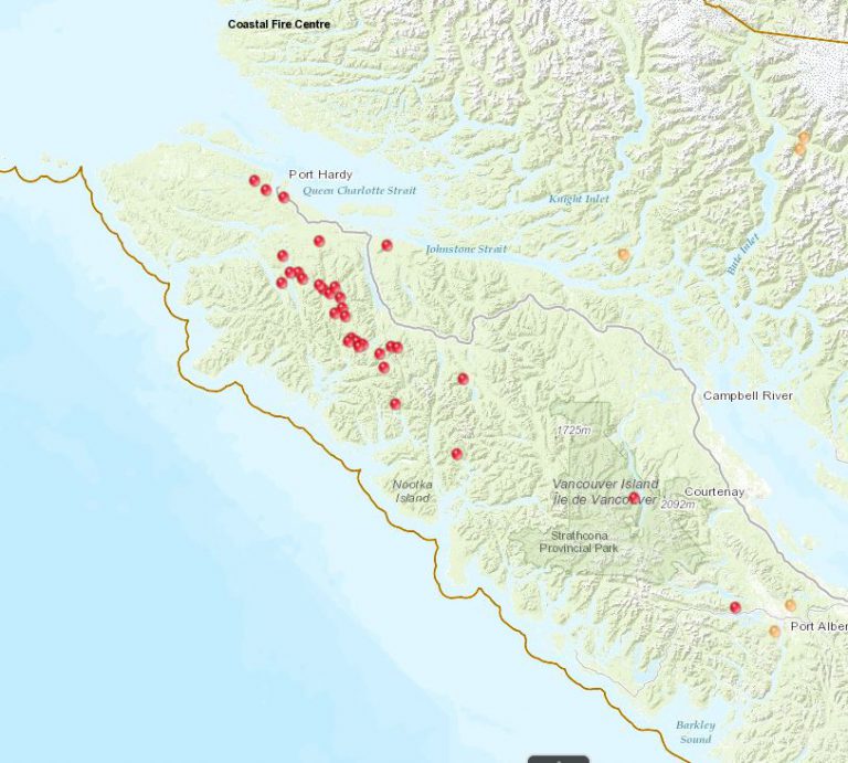 Lightning ignites 34 fires across North Island