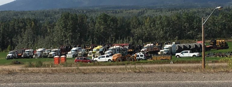 28 trucks denied access to south side of Francois Lake as wildfires burn