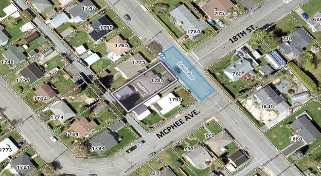 Water main under repair on 17th Street in Courtenay
