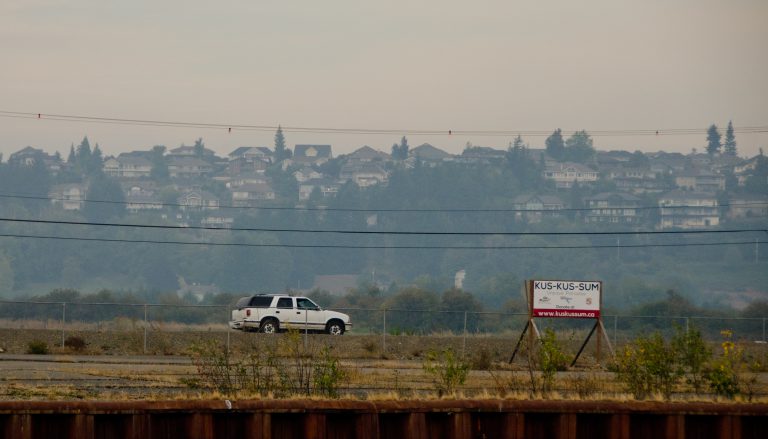 Wildfire smoke drifting into the Comox Valley believed to come from East Redonda Island fire