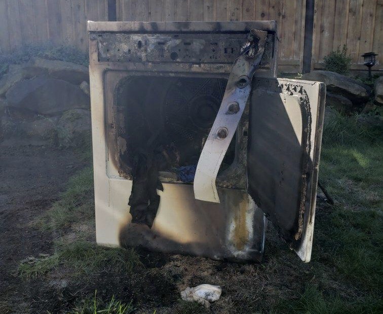 No injuries in Cumberland dryer fire