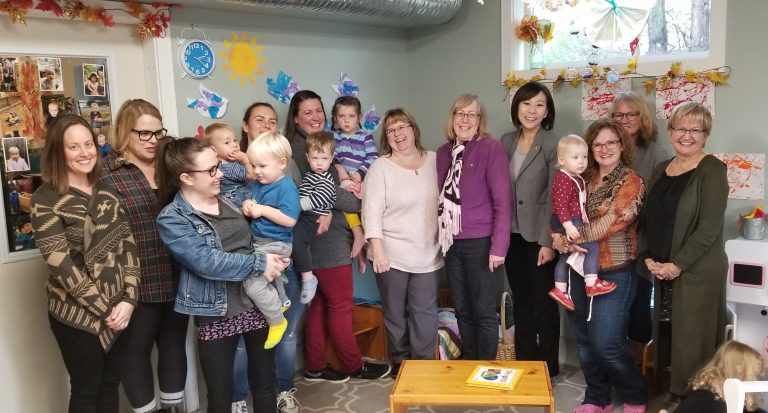 Affordable child care project celebrated at Comox learning centre