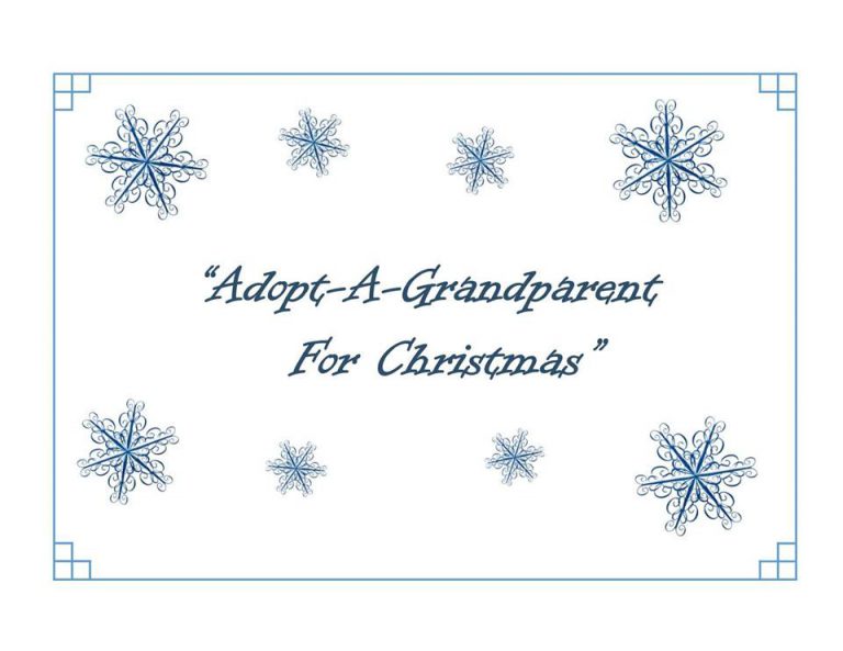 Adopt-a-Grandparent program extends collection deadline
