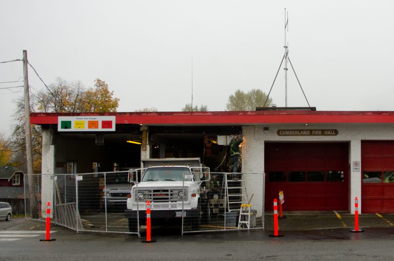 Cumberland fire hall gets much-needed crack repair