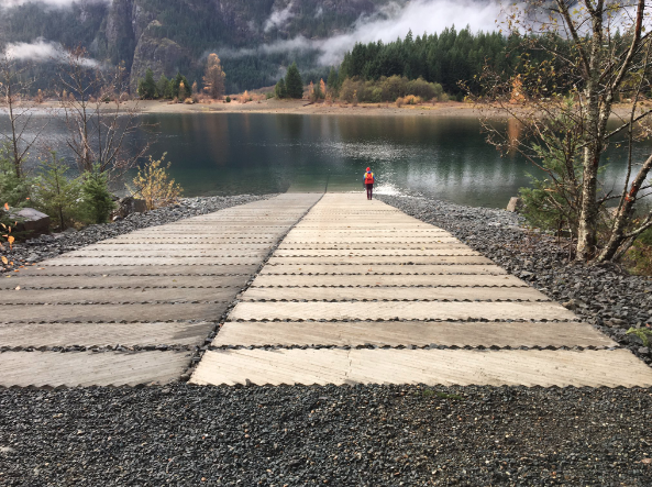 Commercial truck crashes into Buttle Lake