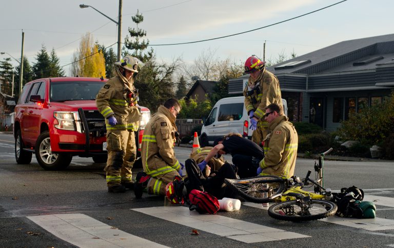 Cyclist sent to hospital after Fitzgerald Avenue collision