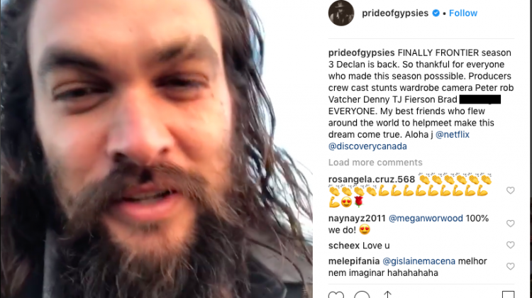 Jason Momoa in Campbell River for filming