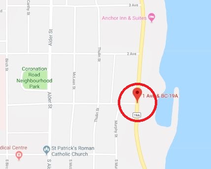 Traffic disruption along Hwy 19A/1st Ave on December 3rd and 4th