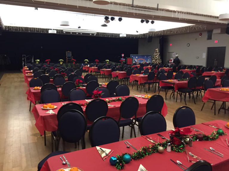 All welcome to Earl Naswell Community Christmas Dinner tomorrow