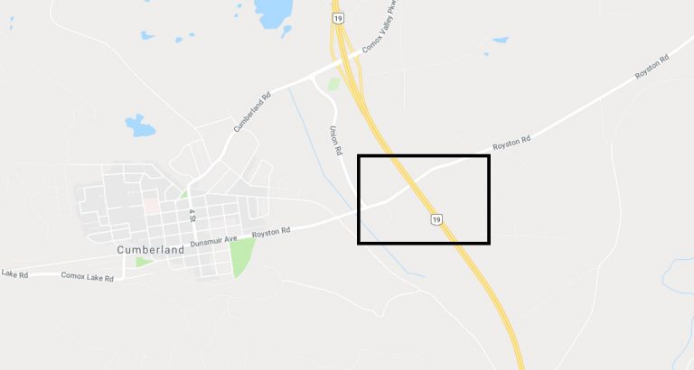 Southbound Highway 19 lanes closed near Cumberland due to crash