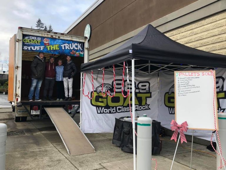 Stuff the Truck collecting donations for Comox Valley Food Bank
