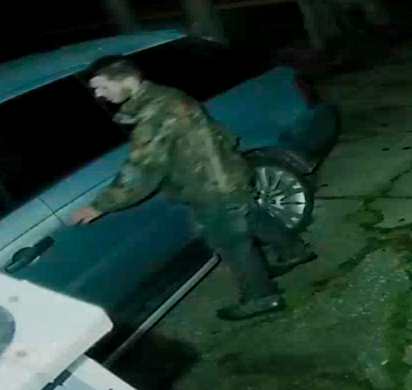Suspect breaking into cars caught on surveillance