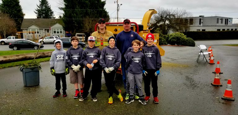 Courtenay Fire holds annual tree chipping